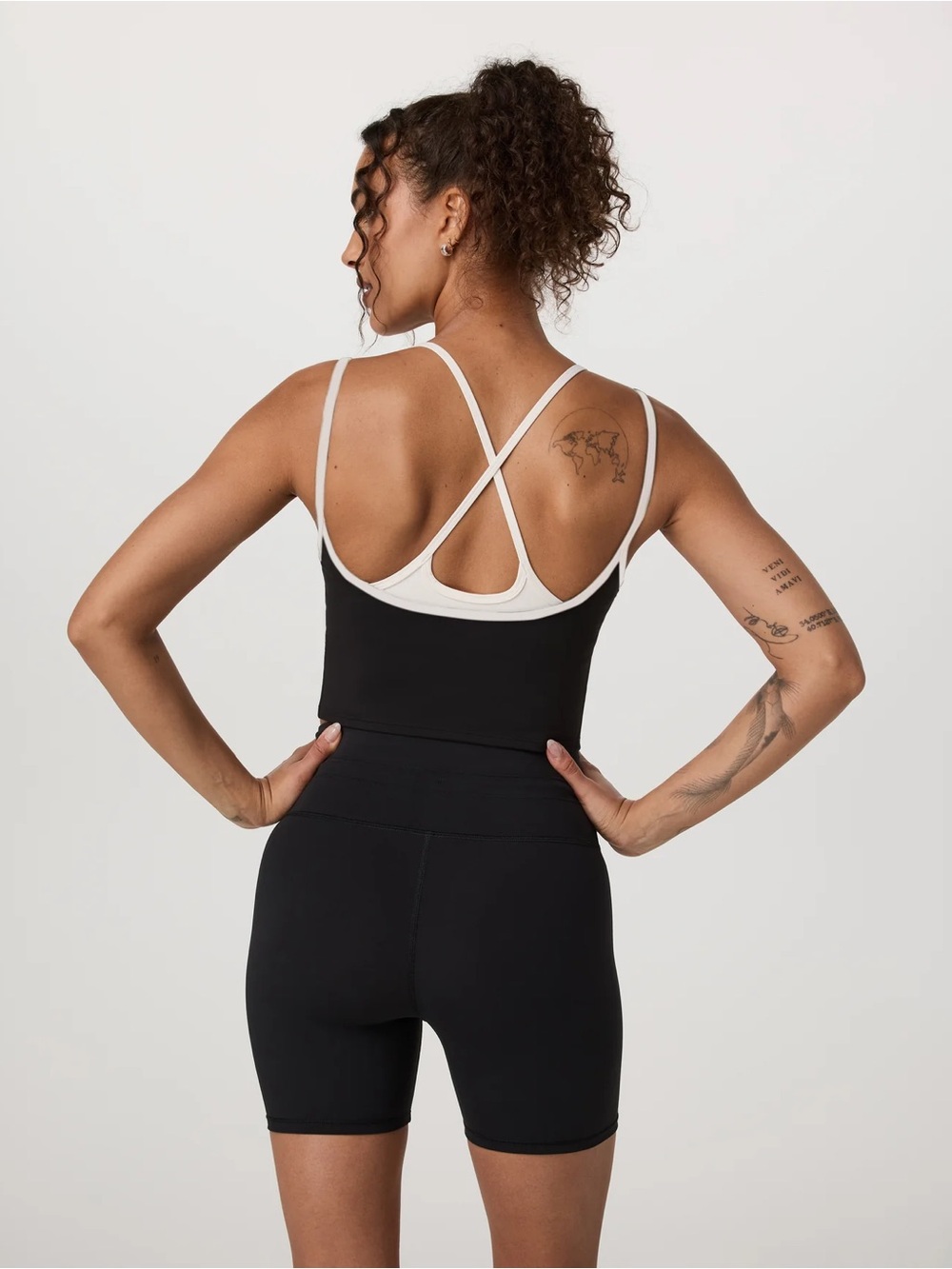 Vuori Daily Layered Tank (black) - like new! - Picture 5 of 5